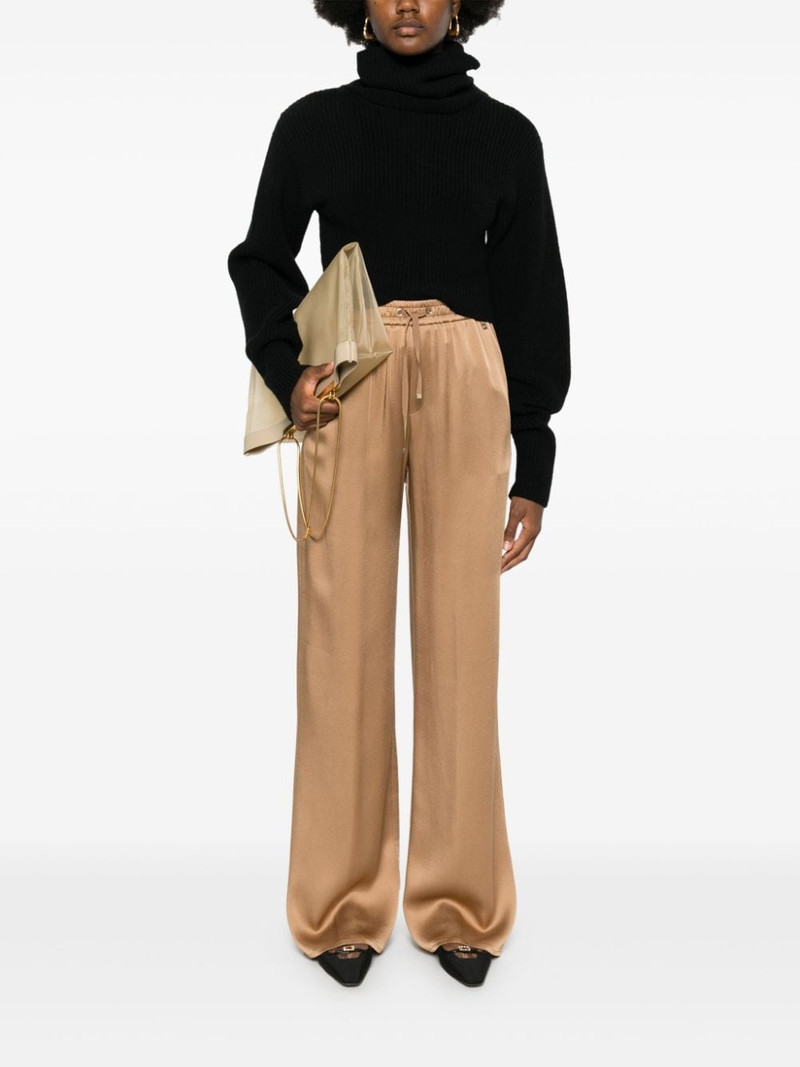 Herno crepe trousers outlook