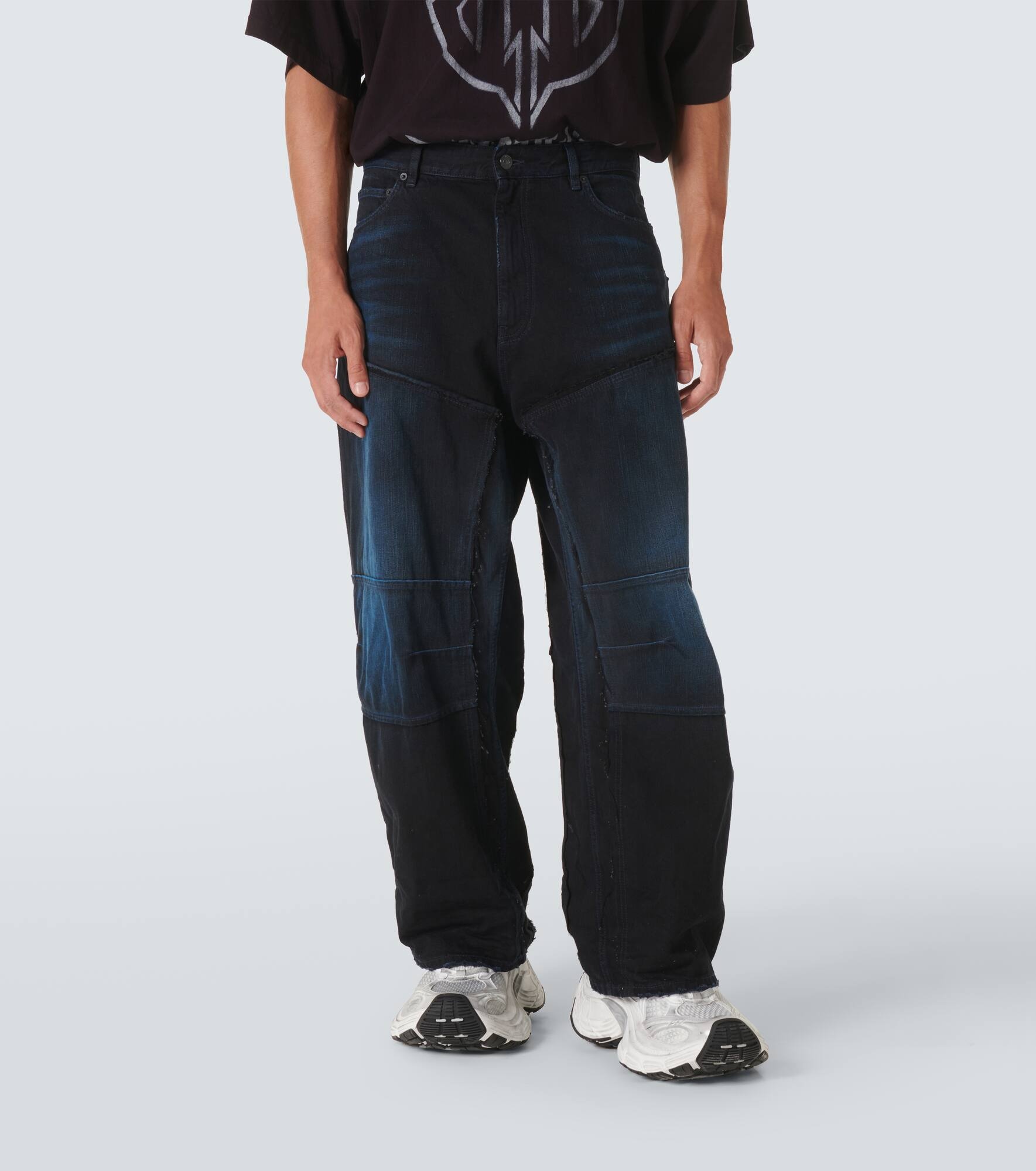 Double Knee wide-leg jeans - 3