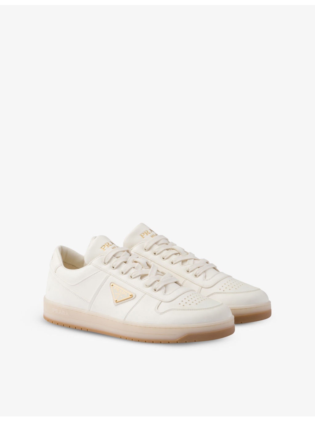 Downtown low-top leather trainers - 3