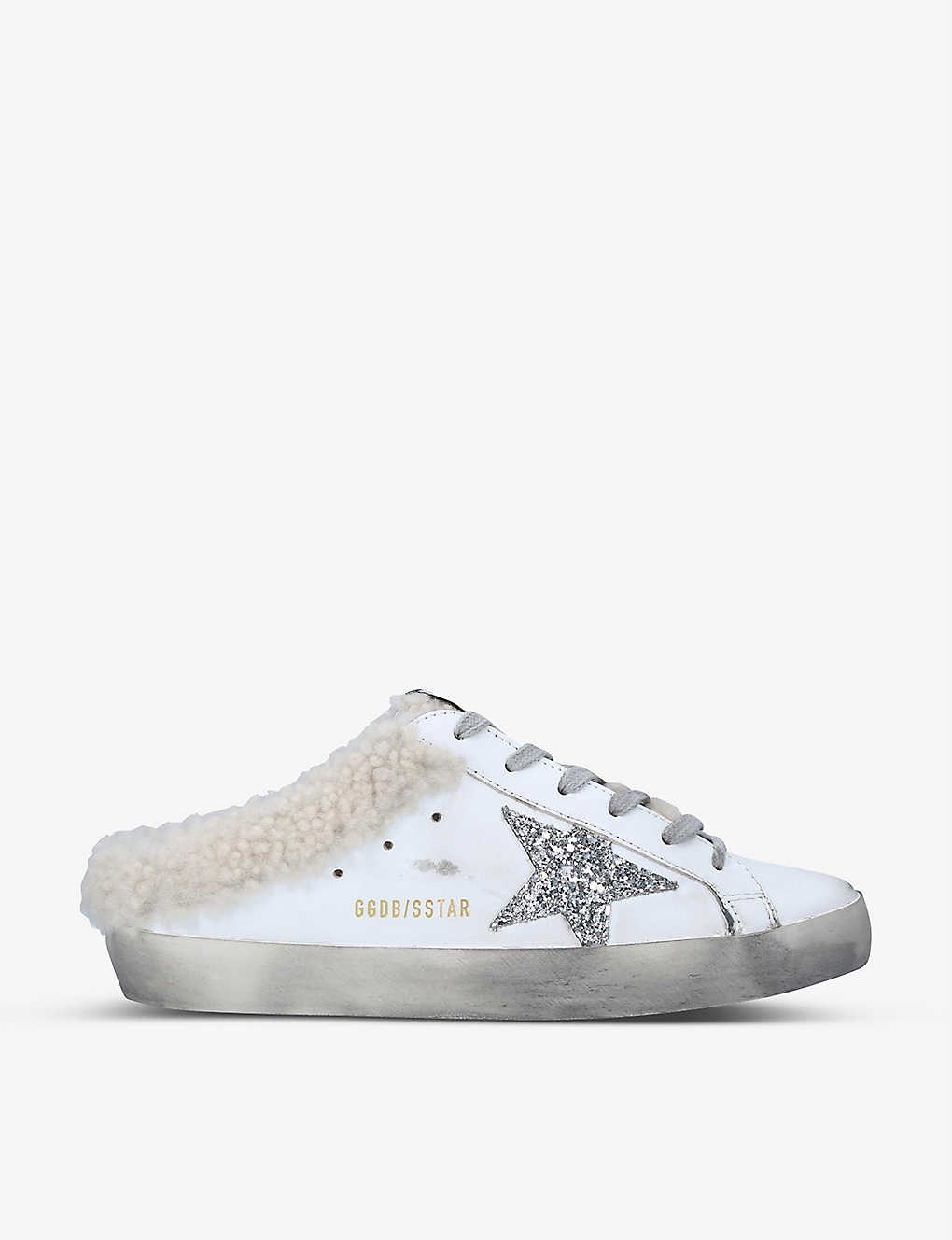 Superstar Sabot 10224 leather and shearling trainers - 1