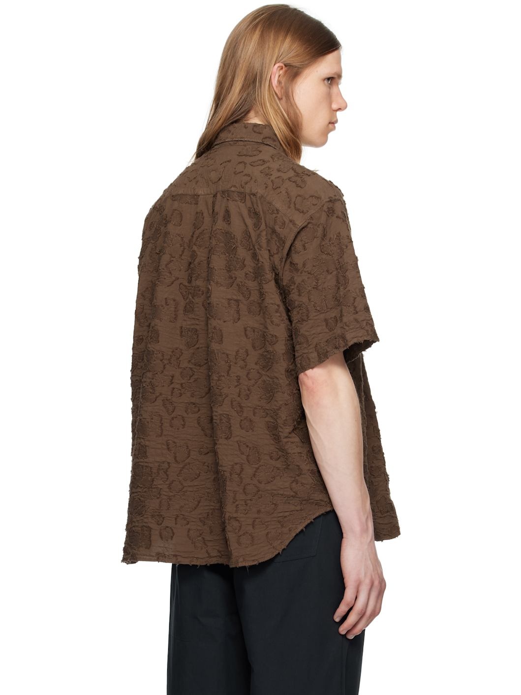 Brown Mo Oversized Fil Coupe S/S Shirt - 3