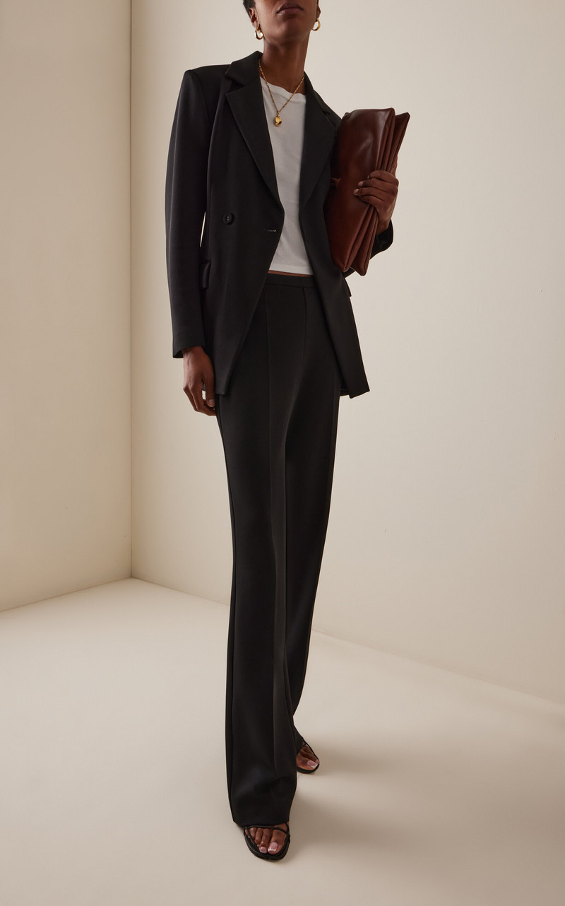Another Tomorrow Jersey Pants black outlook