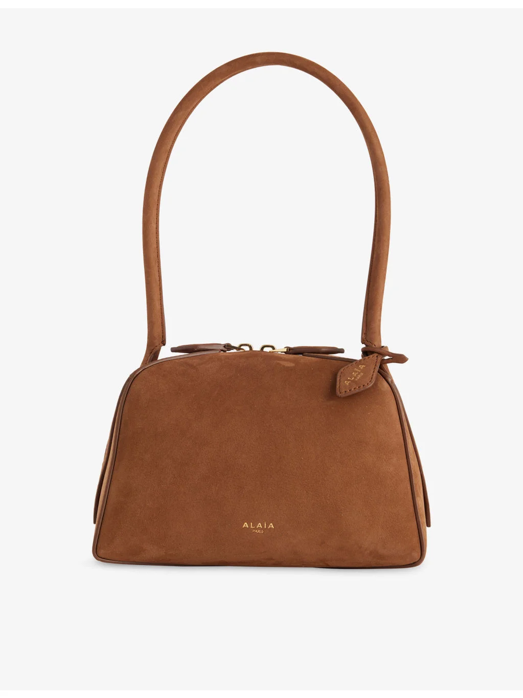 Le Bouledogue Small Suede Shoulder Bag - 1
