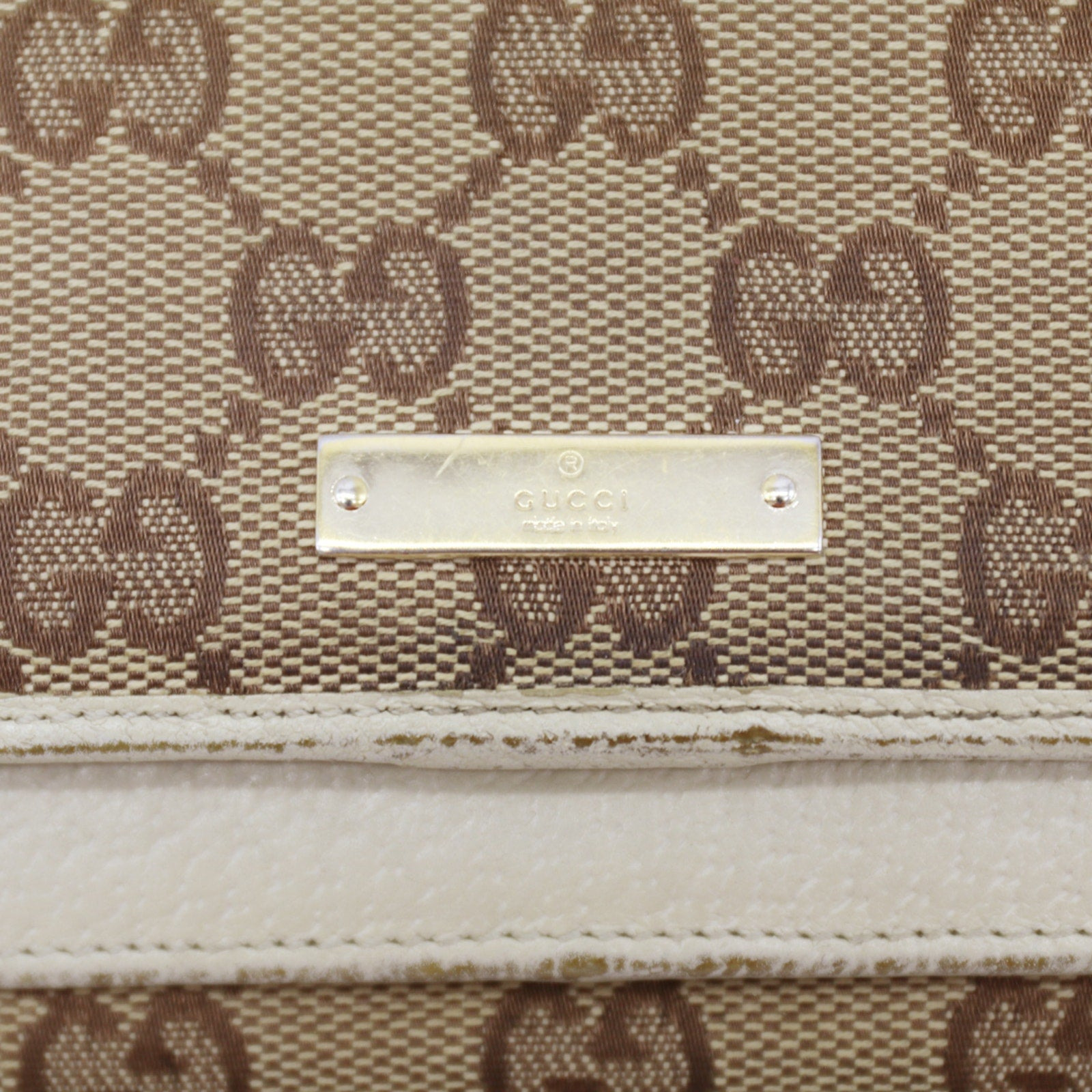 Gucci GG Canvas Long Wallet - White - 5