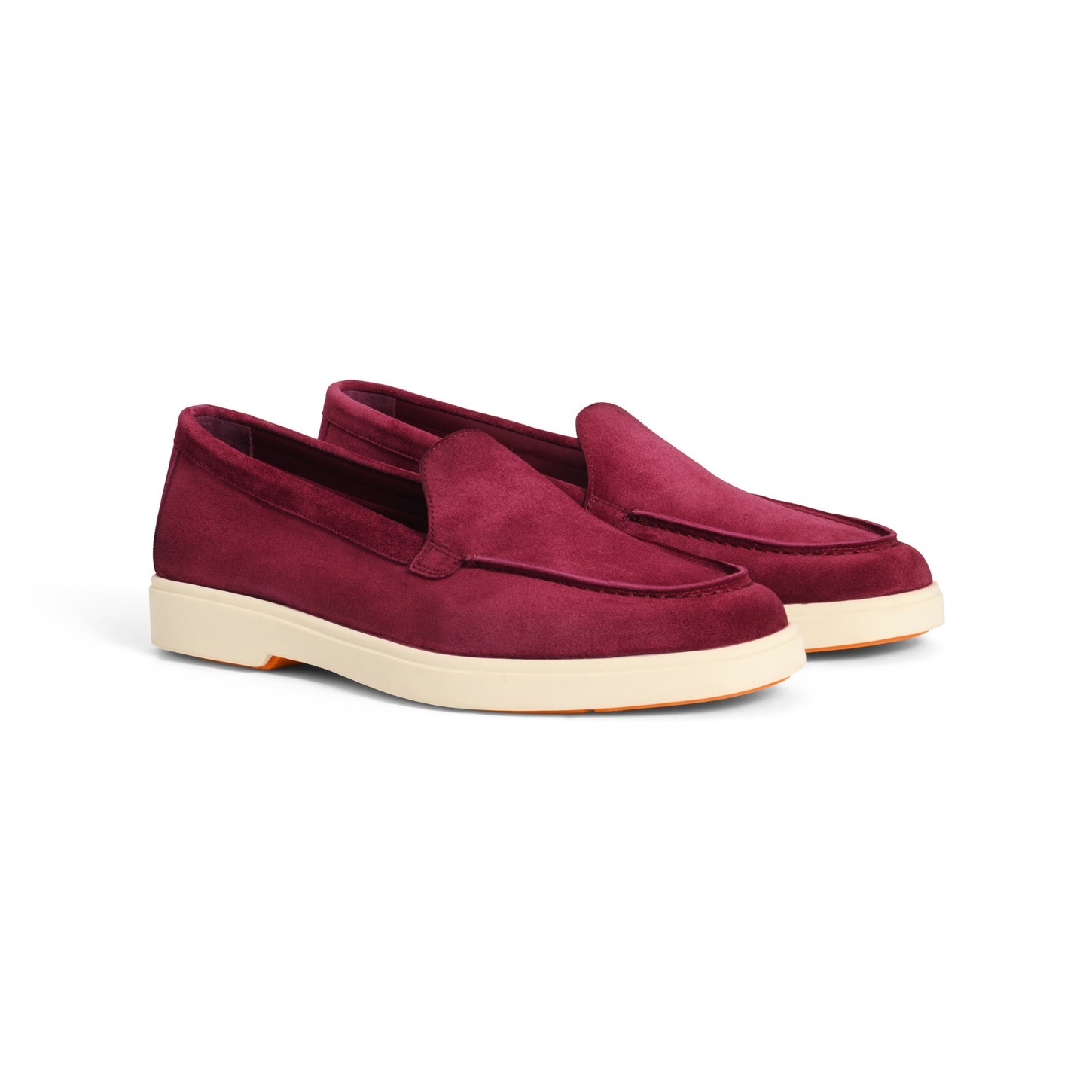 Women's red suede loafer - 2