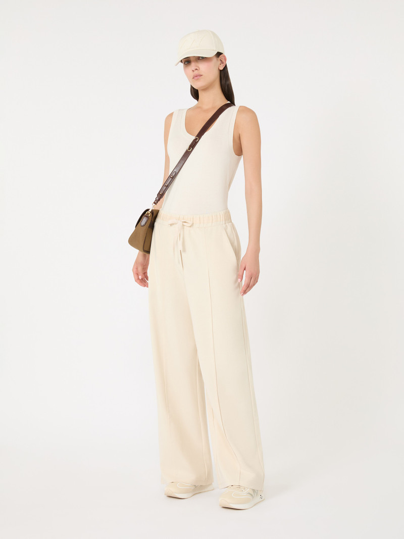 WEEKEND Max Mara SUB Milano-knit jersey trousers outlook