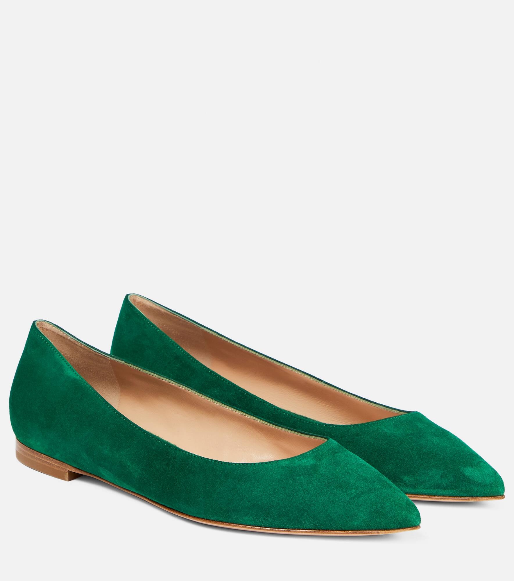 Gianvito suede ballet flats - 1