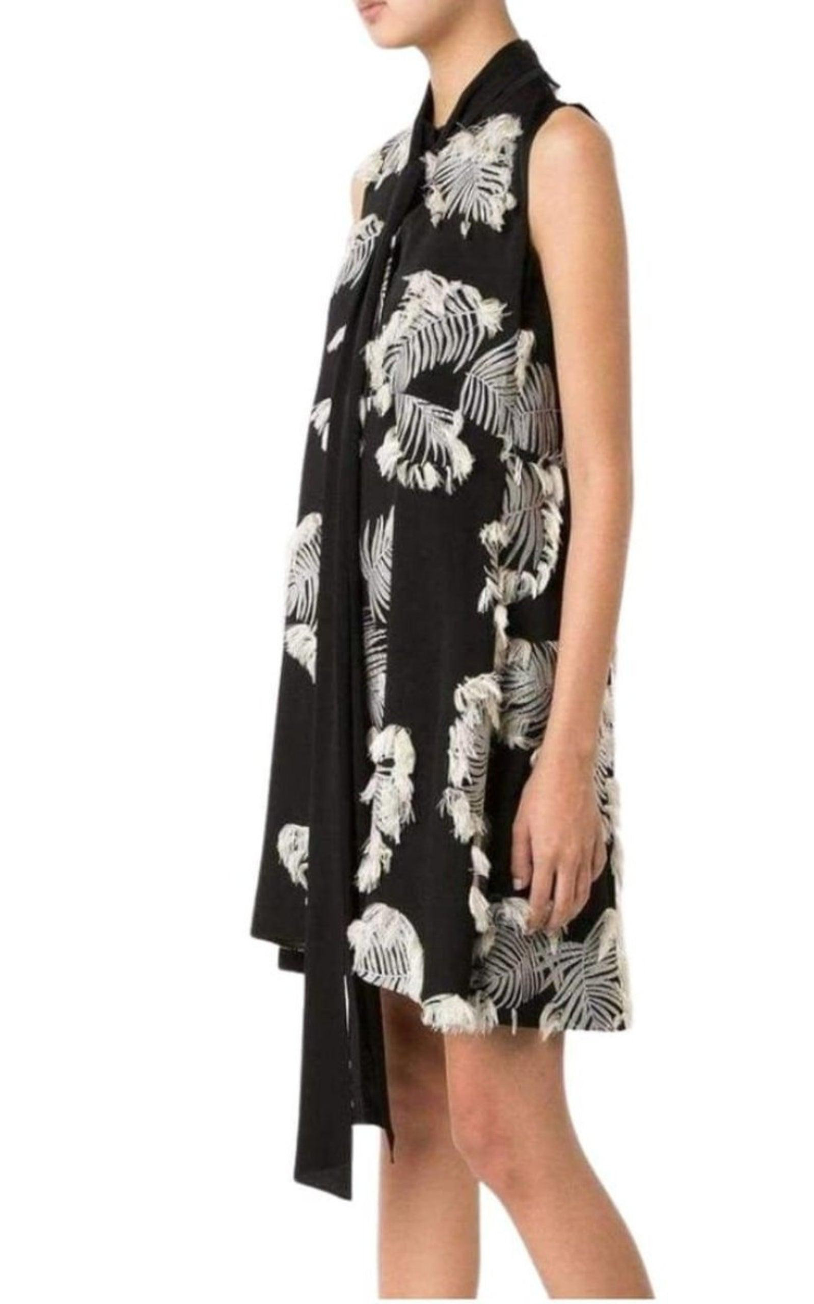 Palm Jacquard Dress - 3