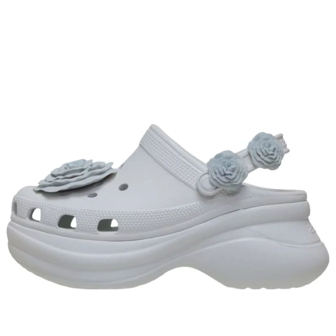 (WMNS) Crocs Bae Retro Gorilla 'Moonlight Gray' 214027-1NK - 1