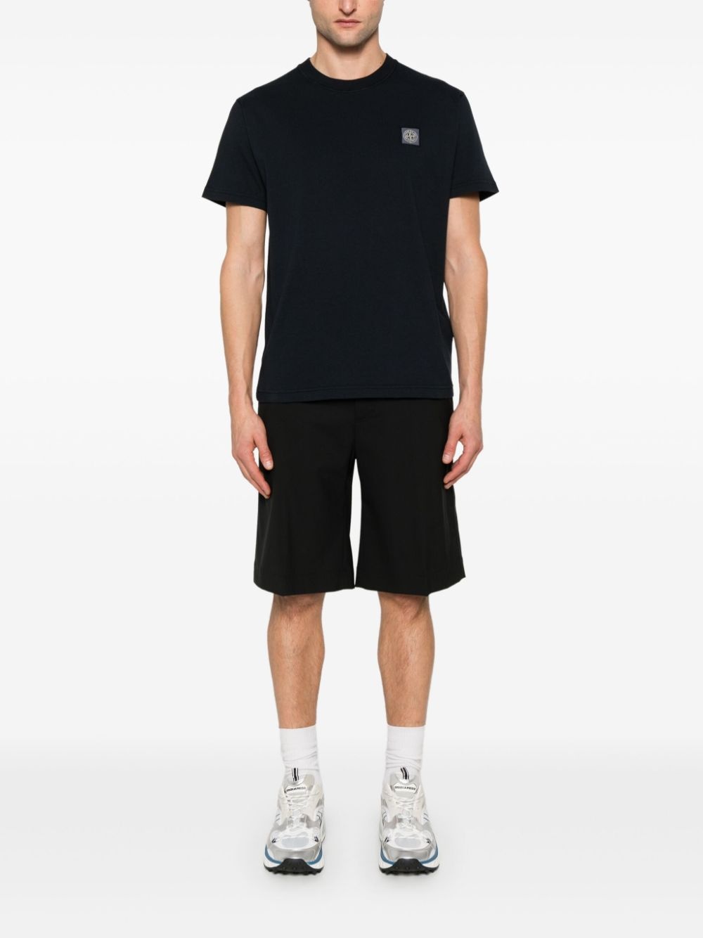 Compass-motif T-shirt - 2