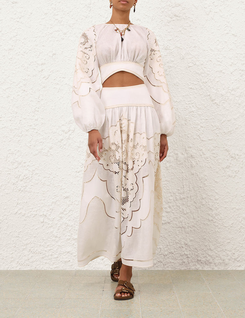 Zimmermann DAYLIGHT MAXI SKIRT outlook