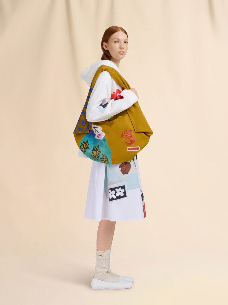 Marni MUSTARD SWEATSHIRT BAG outlook