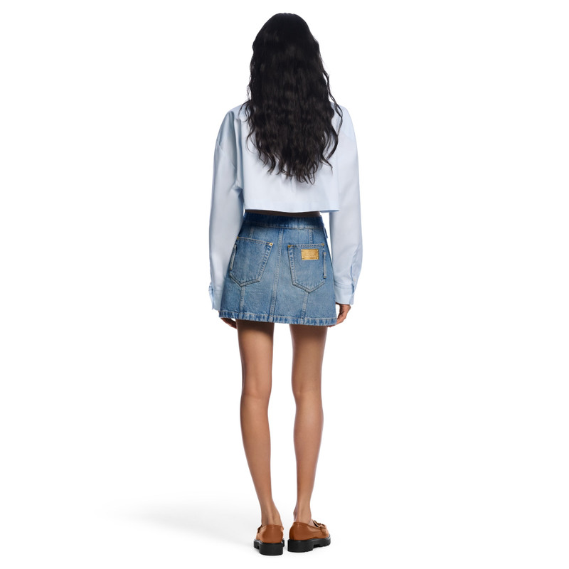 Cropped Cotton Poplin Shirt 3