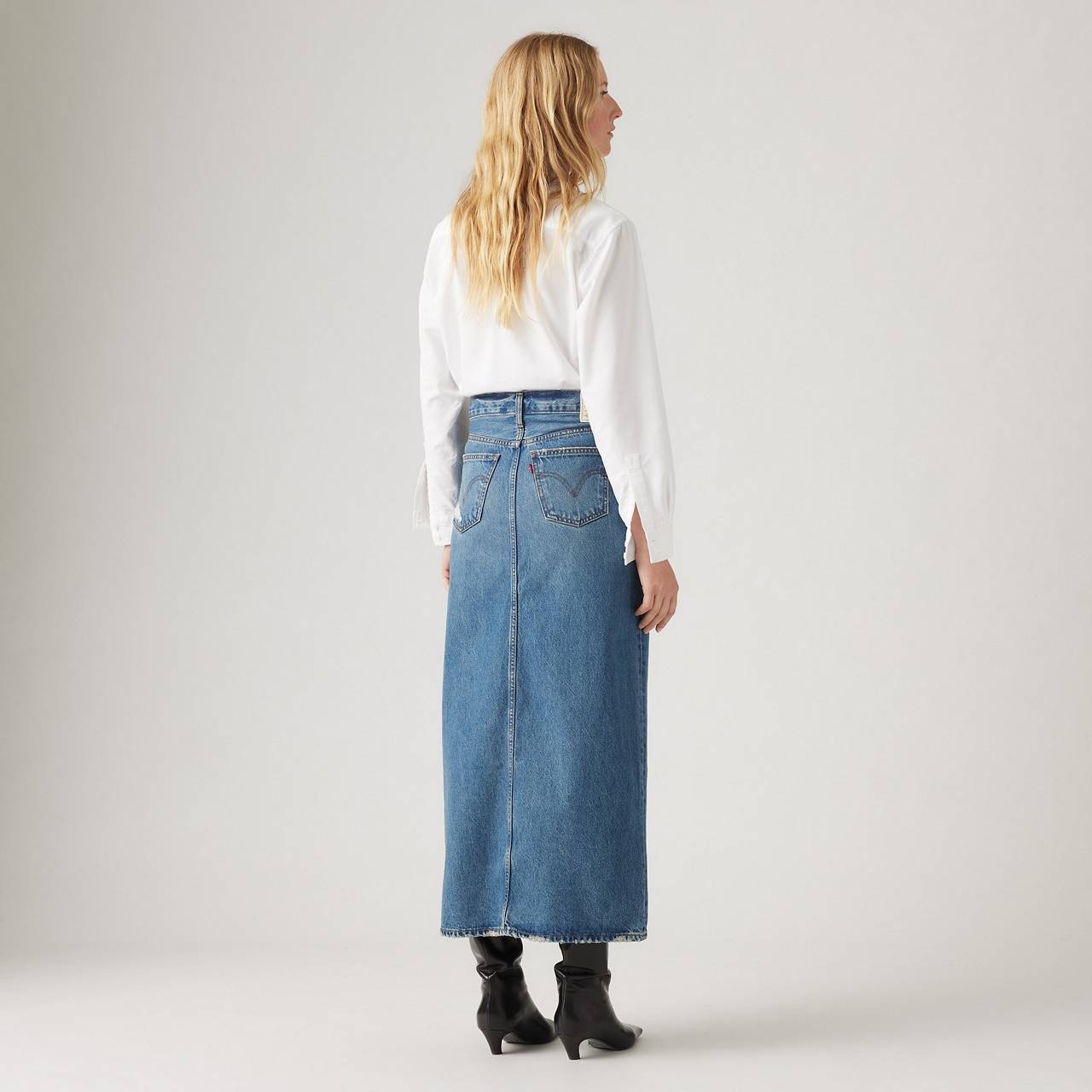 ANKLE COLUMN SKIRT - 5