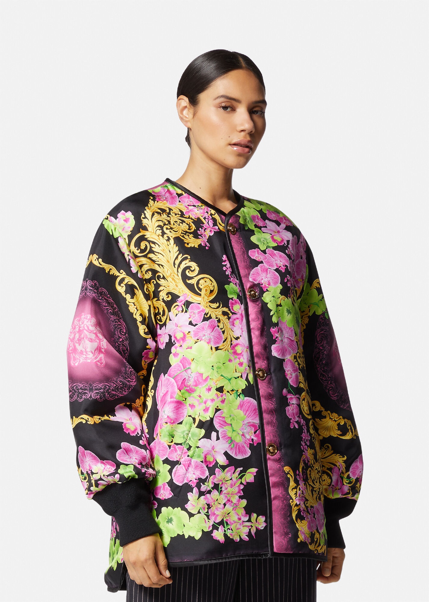 Reversible Medusa Orchid Jacket - 6