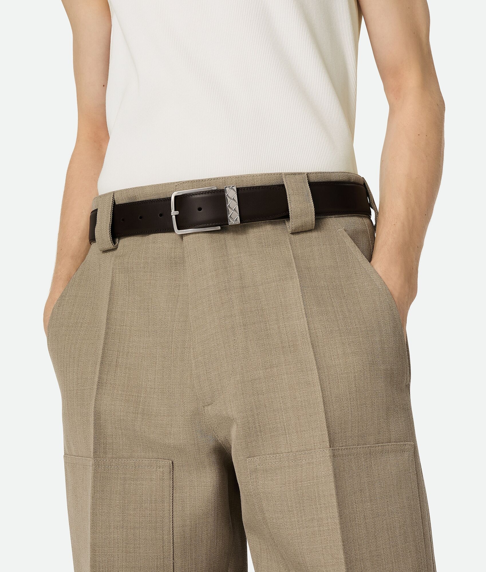 Bottega Veneta Intreccio Loop Belt | REVERSIBLE