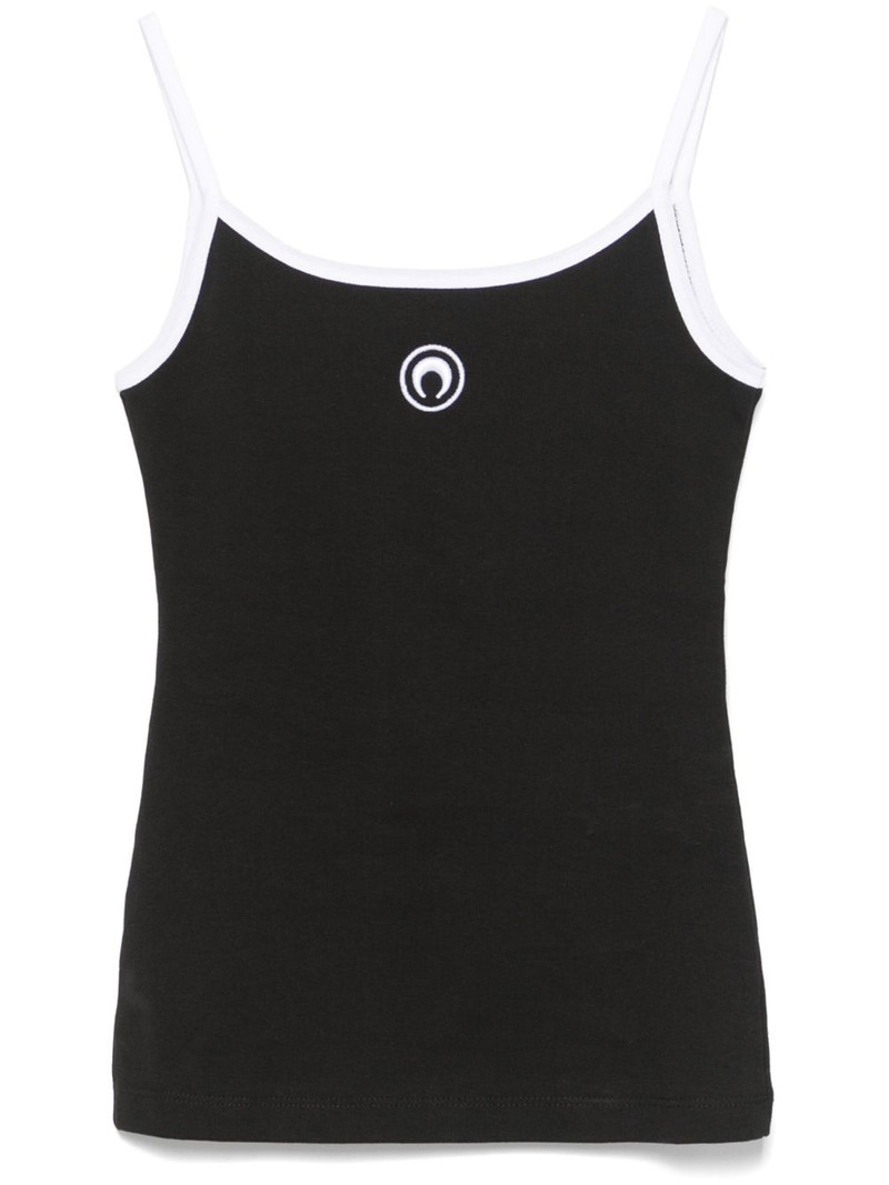 Moon Logo Ribbed tank top 1