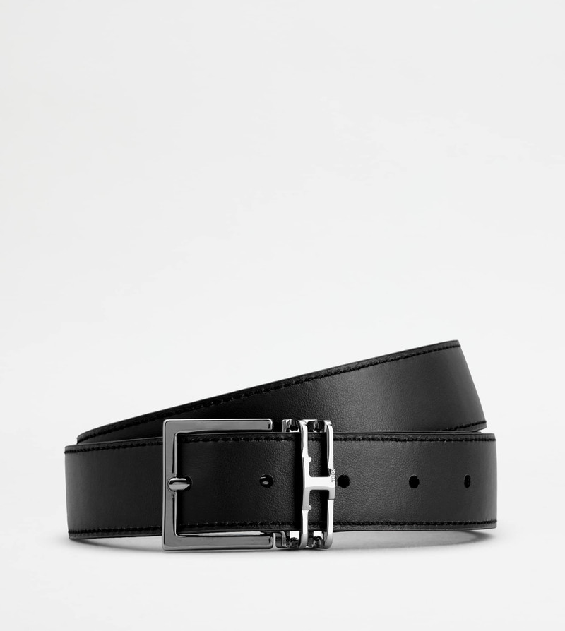 Tod's ADJUSTABLE AND REVERSIBLE BELT IN LEATHER - BROWN, BLACK outlook