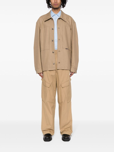 Alexander Wang button-up cotton shirt jacket outlook