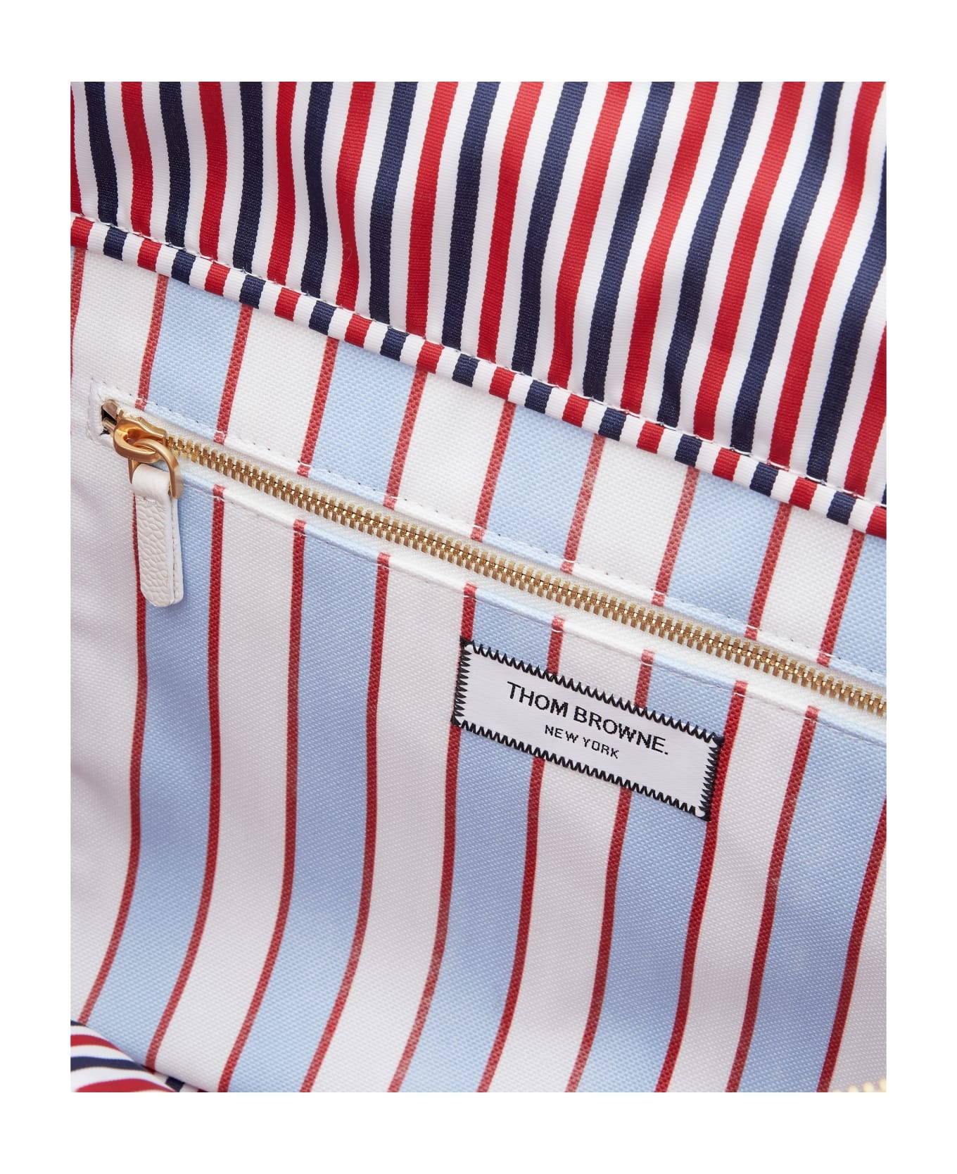 Medium Tool Tote In Washed Striped Canva - 4