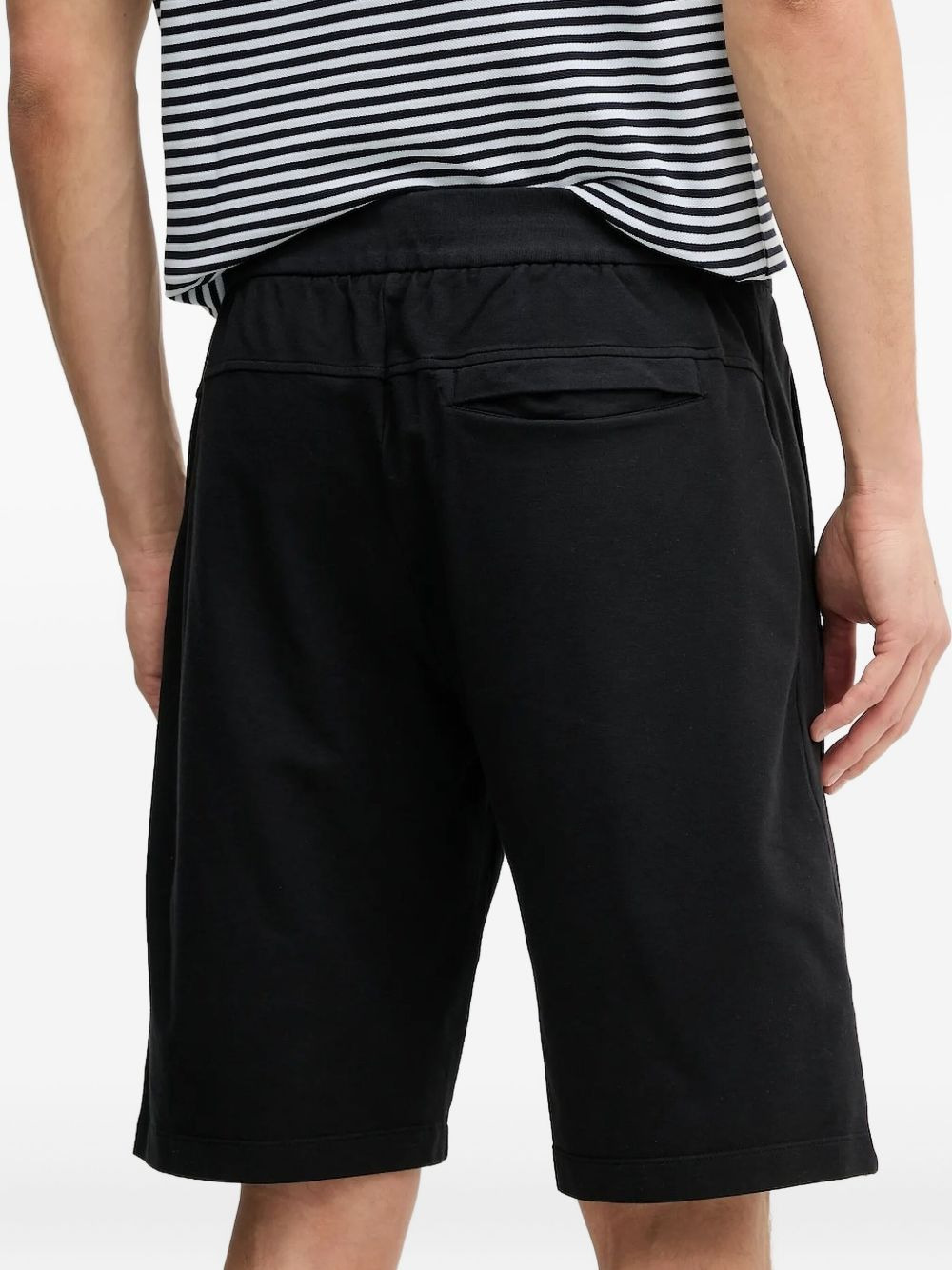 drawstring-waist side-pocket shorts - 2