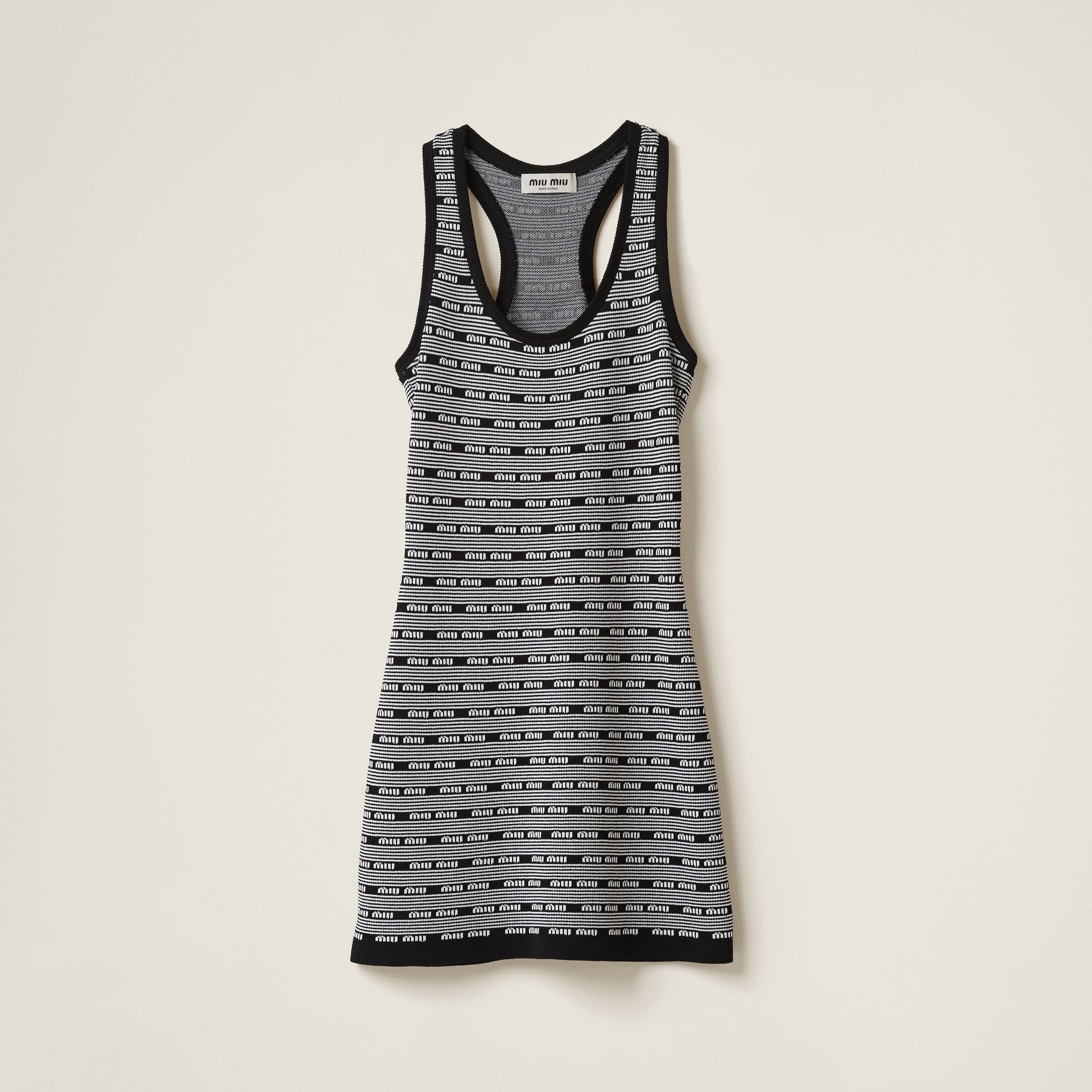Viscose mini-dress - 1