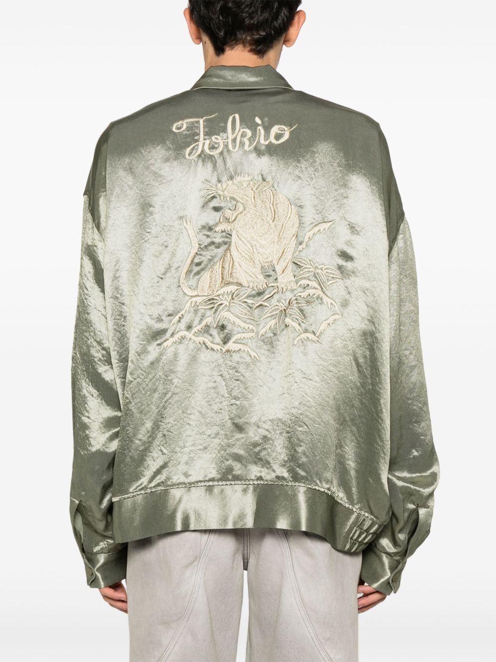 embroidered bomber jacket - 4