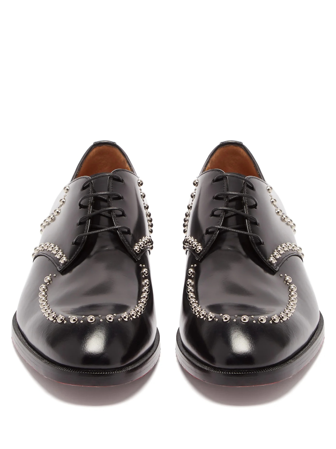 What A Man studded leather brogues - 5