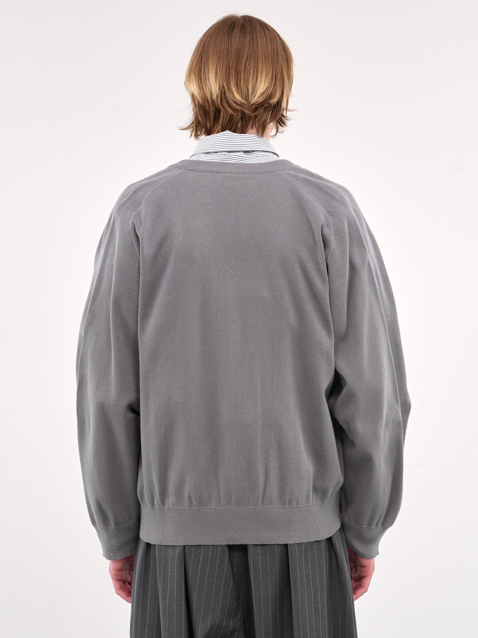 V-Neck Cardigan - 3