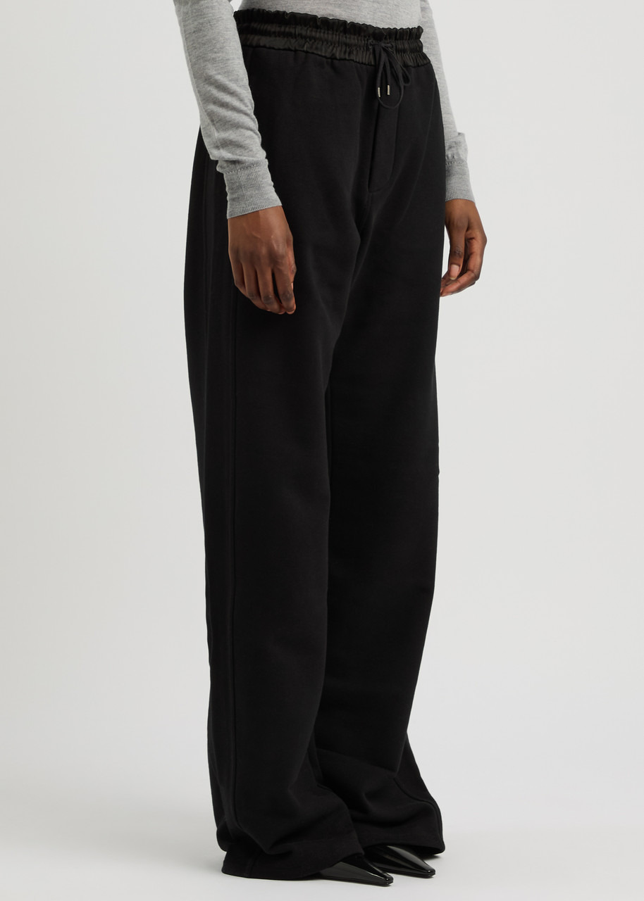 Saint Laurent Logo Straight-leg Cotton Sweatpants - 2