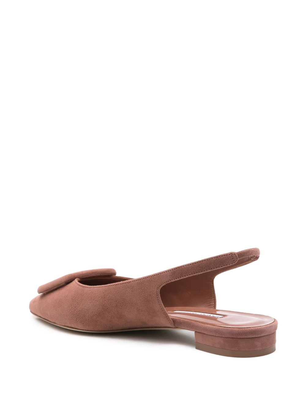 suede slingback pumps - 3