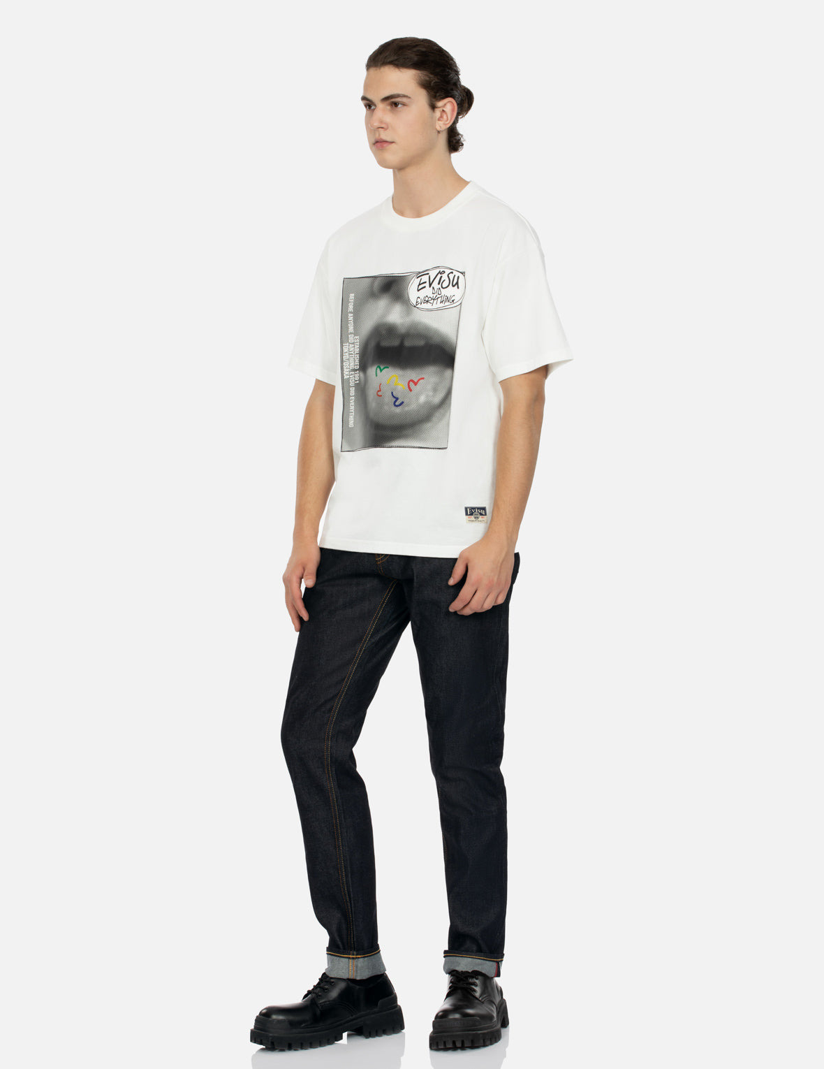 VINTAGE IMAGE PRINT RELAX FIT T-SHIRT - 3