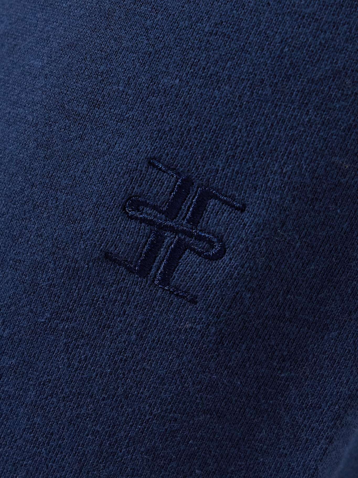 French cotton and modal-blend terry sweatpants Navy - 4
