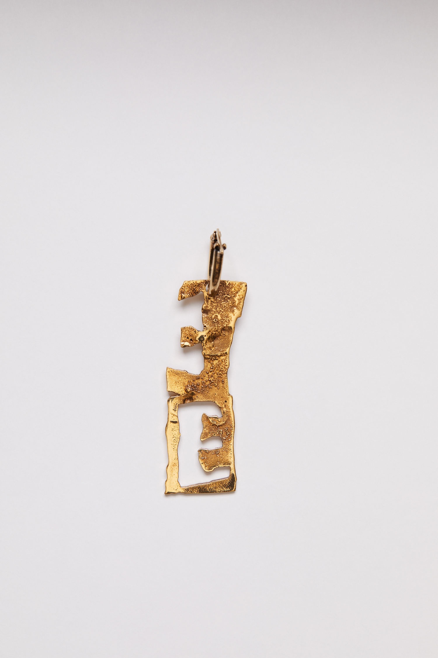 E earring gold - 2