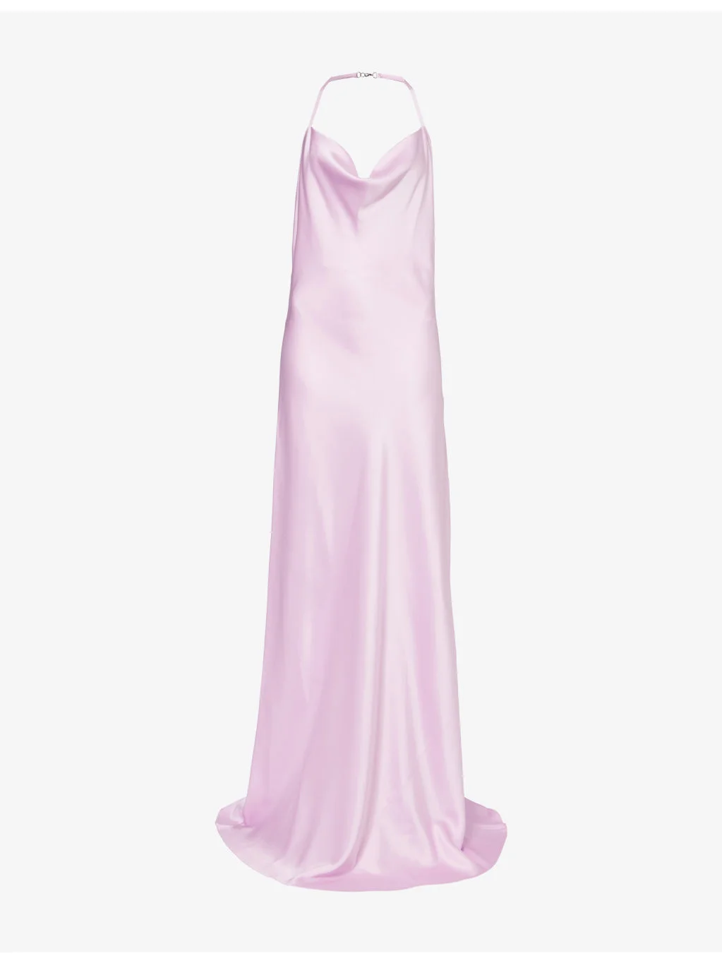 Envers Backless Satin Slip Dress - 1