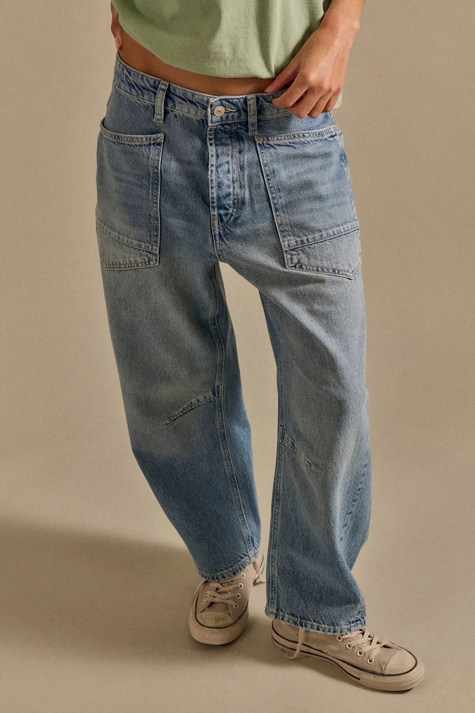 We The Free Minimalist Moxie Barrel Jeans - 1