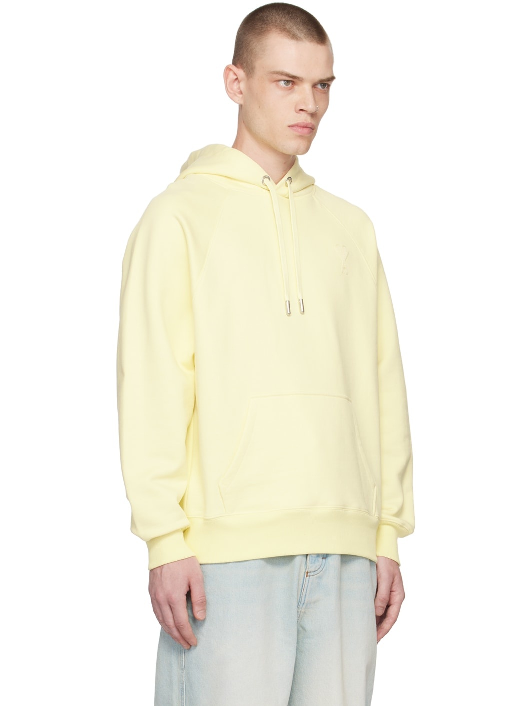SSENSE Exclusive Yellow Ami de Cœur Hoodie - 2