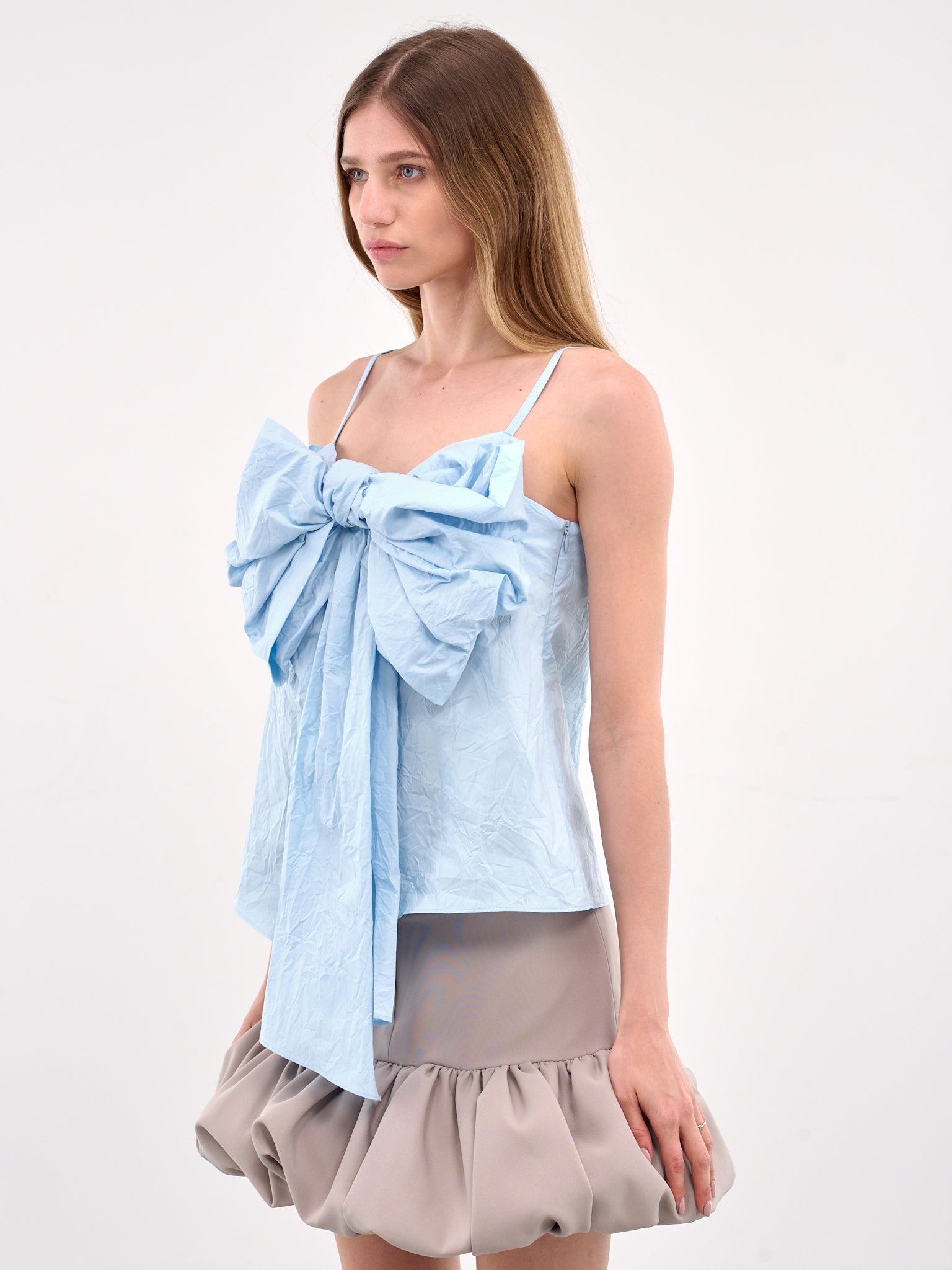 Oversized Bow Blouse - 2