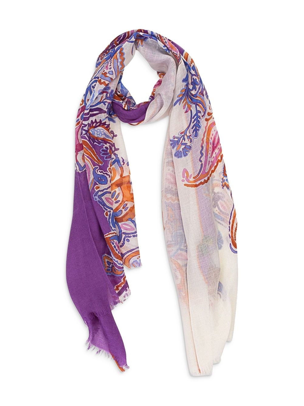 paisley-print scarf - 2