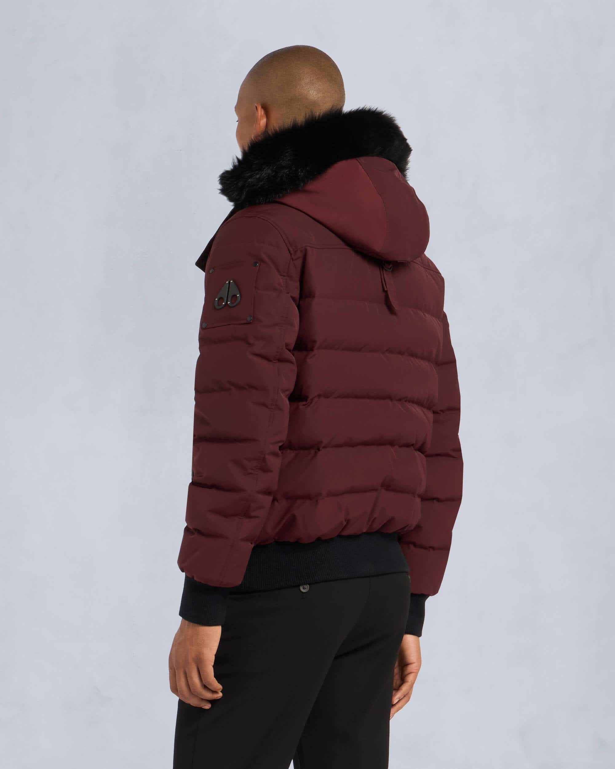 ONYX SCOTCHTOWN SHEARLING BOMBER JACKET - 4