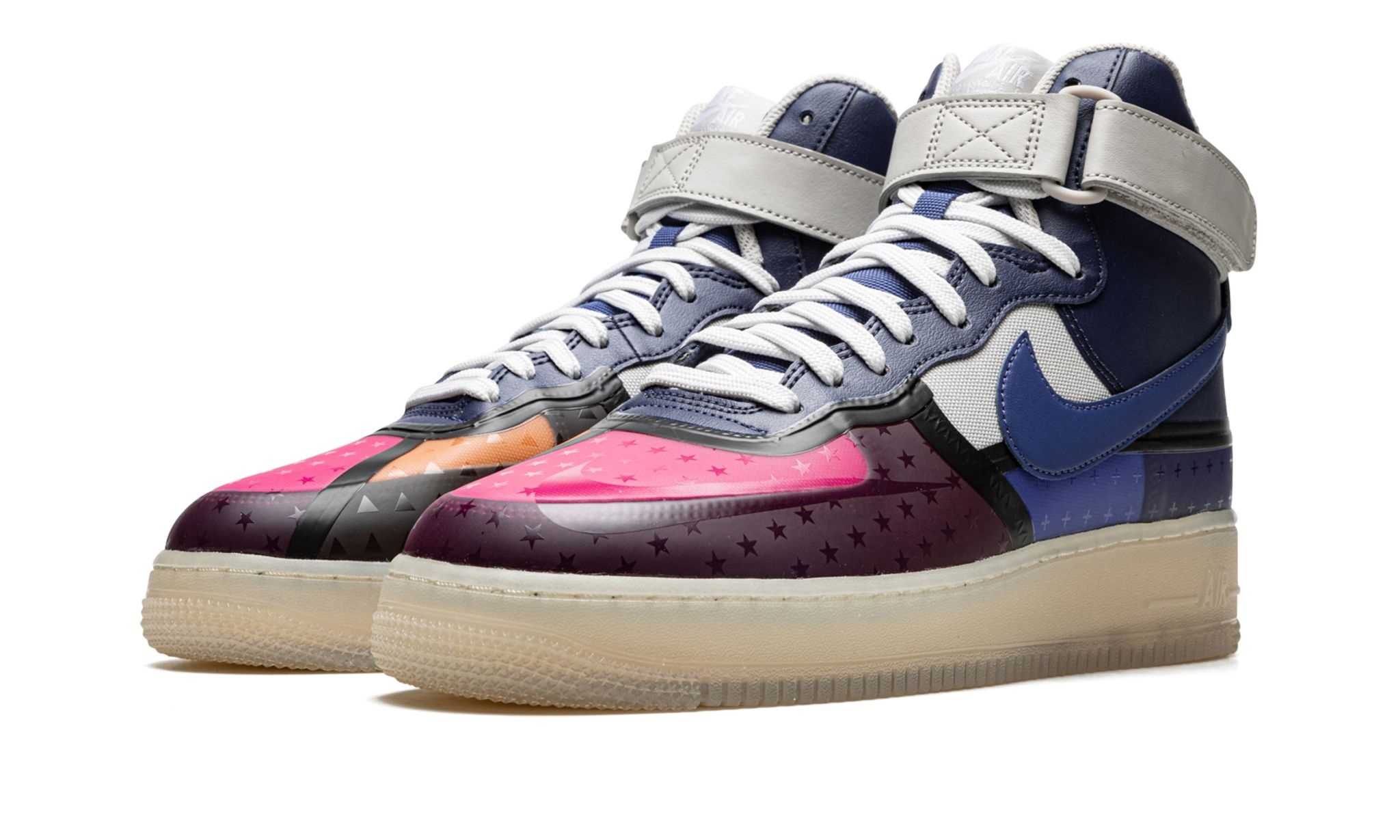 Air Force 1 High '07 Premium "Thunder Blue Pink Prime" - 2