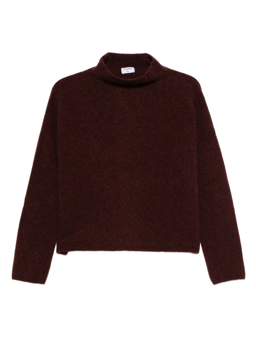 high-neck boxy sweater - 1