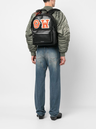 Off-White patch-detail backpack outlook