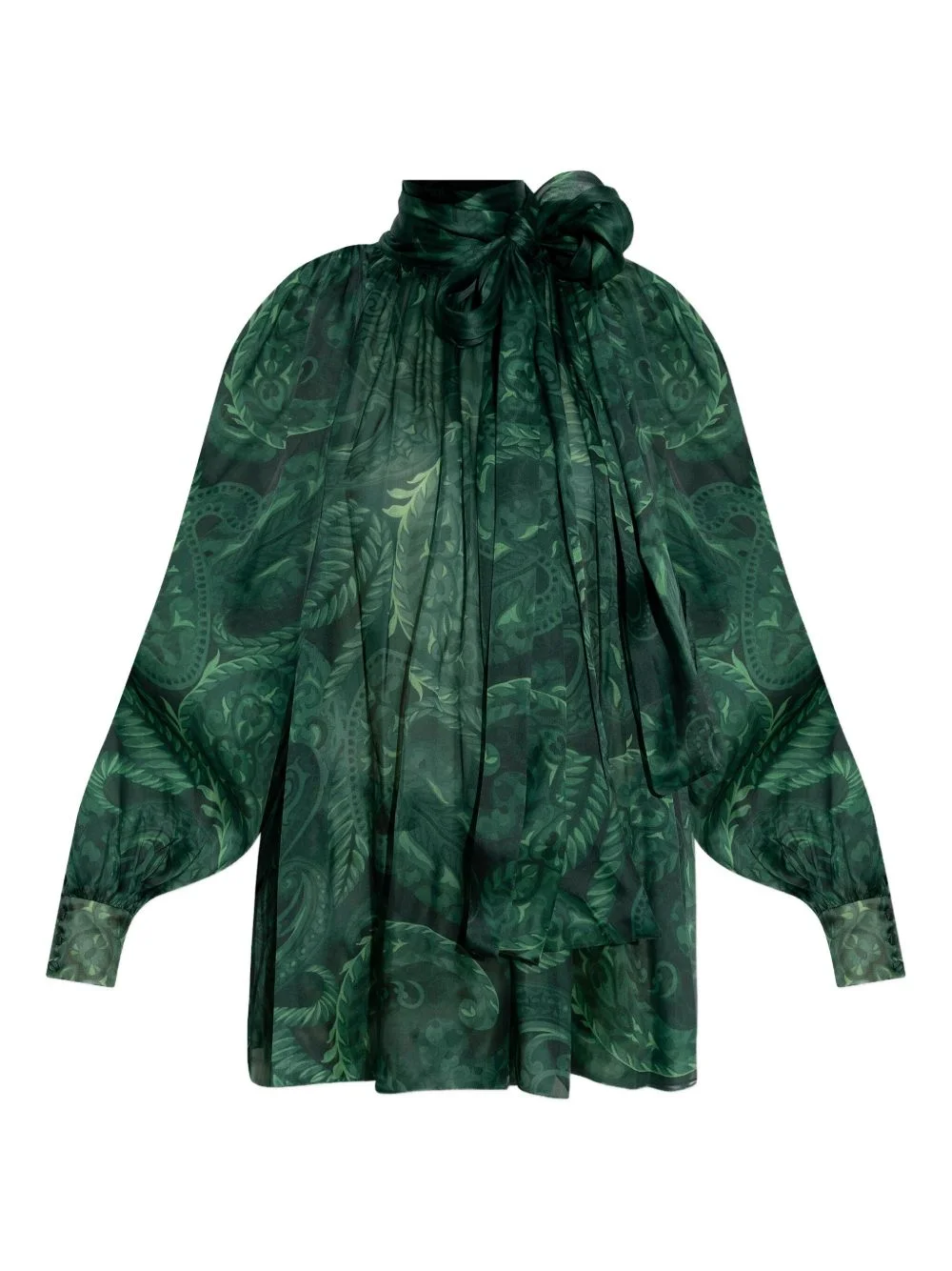 paisley-print blouse - 1