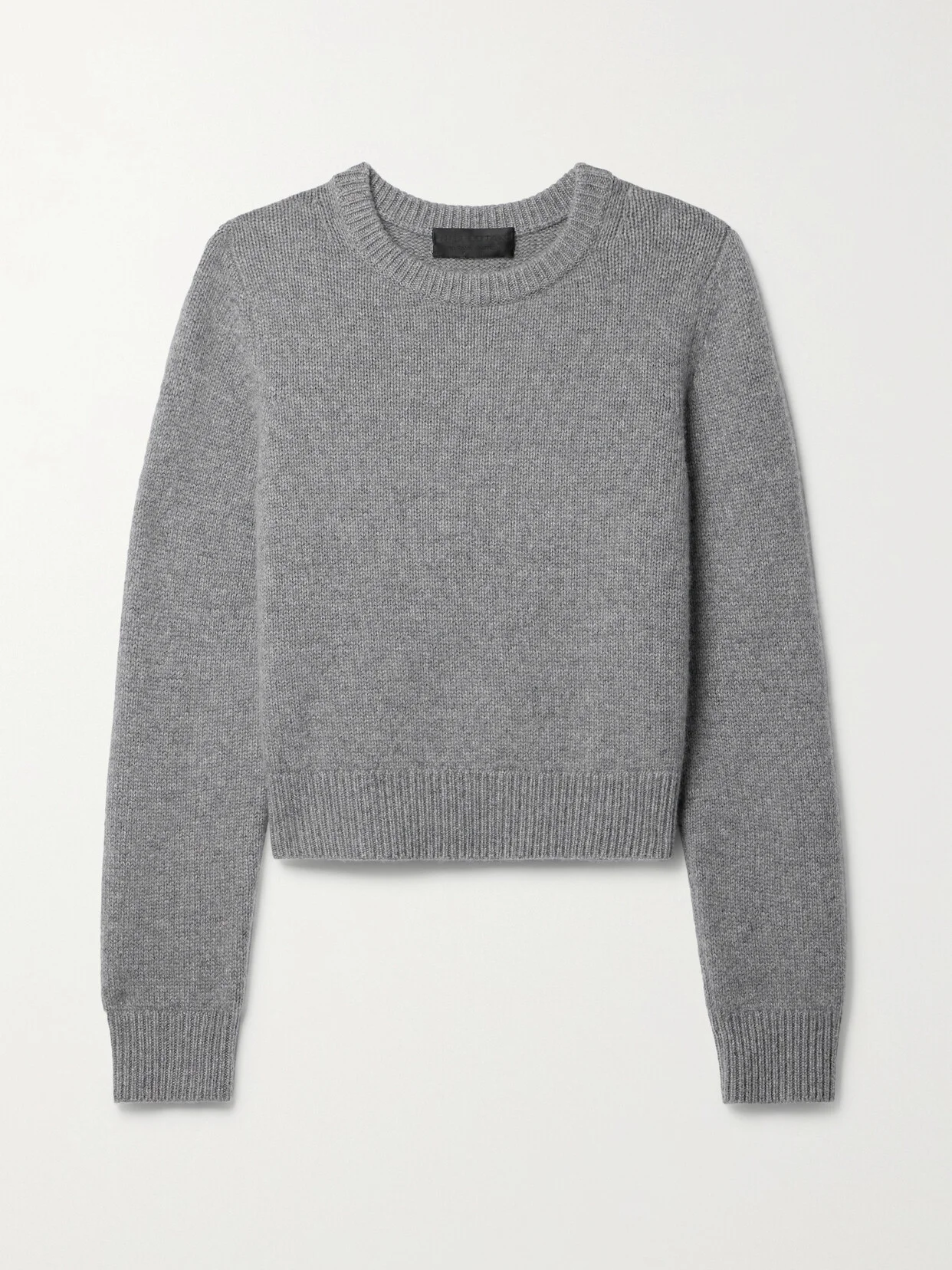 Poppy Cropped Brushed Cashmere Sweater - 1