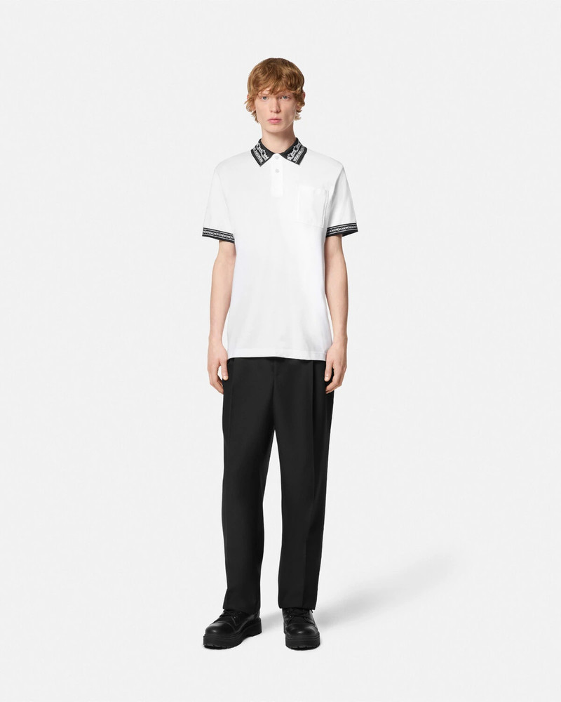 VERSACE JEANS COUTURE Chain Couture Regular-Fit Polo Shirt outlook