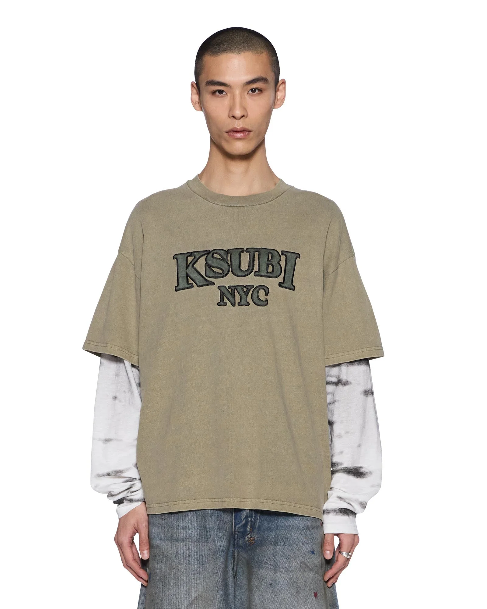 ANIMALISTIK LAYERED EKCESS TEE MILITANT - 1