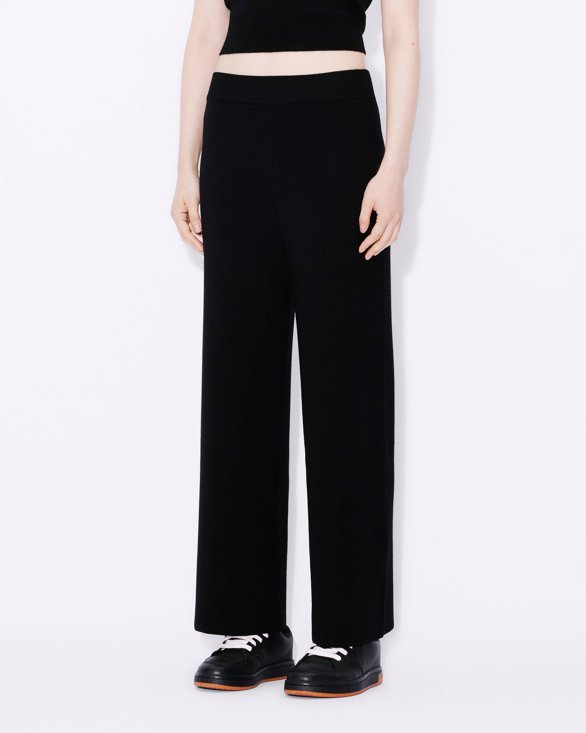'Boke Flower Crest' embroidered trousers - 4