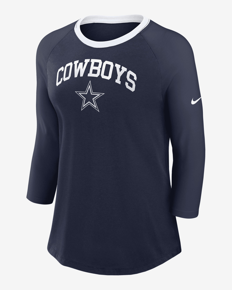Dallas Cowboys Women's Nike NFL 3/4-Sleeve T-Shirt 1