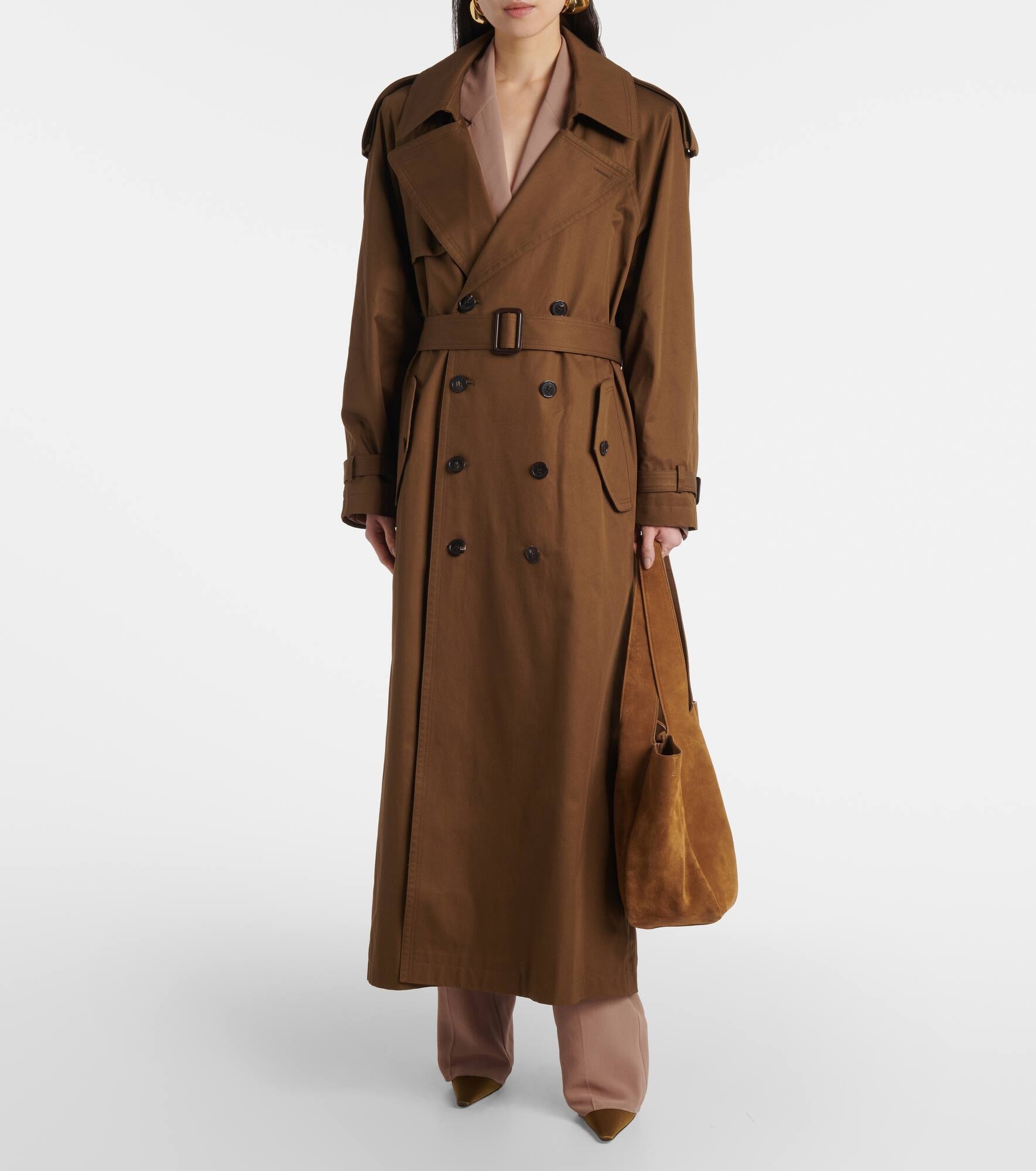Cotton trench coat - 6